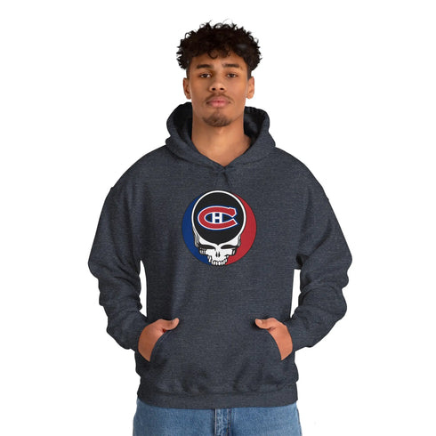 Montreal Canadiens Grateful Dead Unisex Heavy Blend Hoodie StealieShop