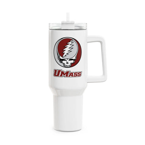 Grateful Dead - UMASS Stealie "Fat Man" Tumbler, Double Insulated 40oz Travel Mug - StealieShop