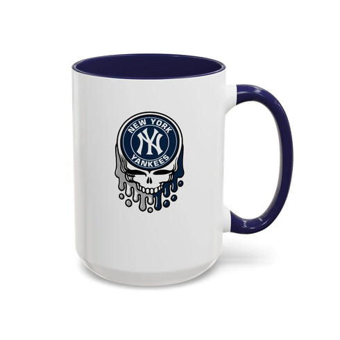 New York Yankees Dripping Stealie Coffee Mug Printify