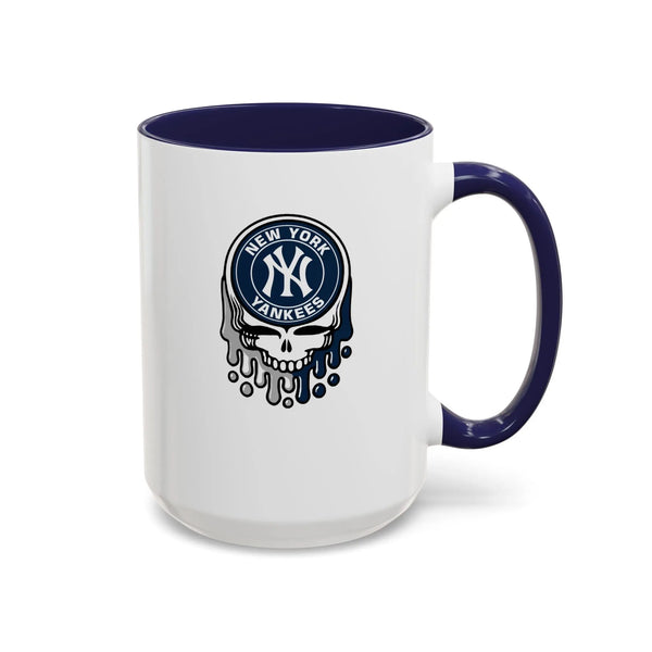 New York Yankees Dripping Stealie Coffee Mug Printify