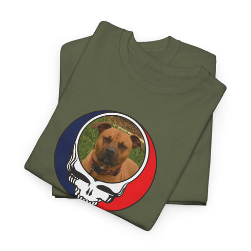 Custom Dog Stealie Unisex Grateful Dead T-Shirt (133)