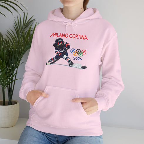 'Slapshot Jerry' 2026 Milano Cortina Olympics Unisex Heavy Blend Hoodie