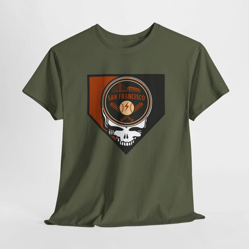 Grateful Dead - Home Run Collection: San Francisco Edition Classic Stealie T Shirt - MLB - StealieShop