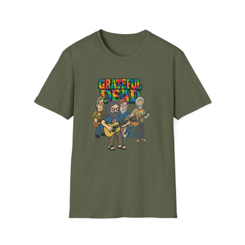 Grateful Dead - Jerry and The Boys - Life is dead. Grateful Dead TShirt - StealieShop
