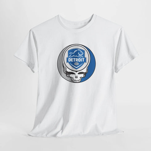 Grateful Dead - Detroit Lions Grateful Dead Steal Your Face T-Shirt - NFL - StealieShop