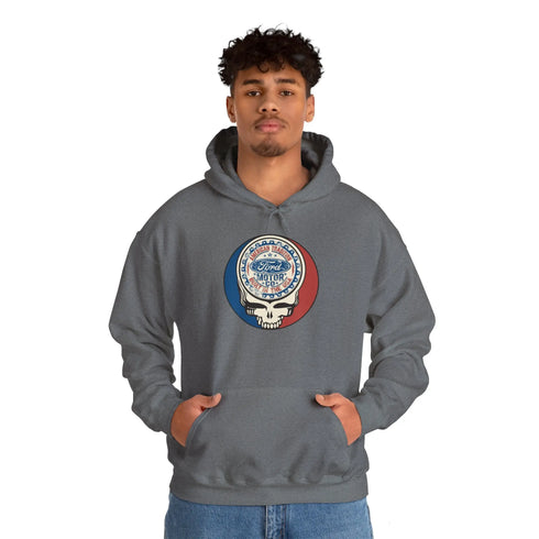 Ford Steal Your Face Grateful Dead Unisex Hoodie StealieShop