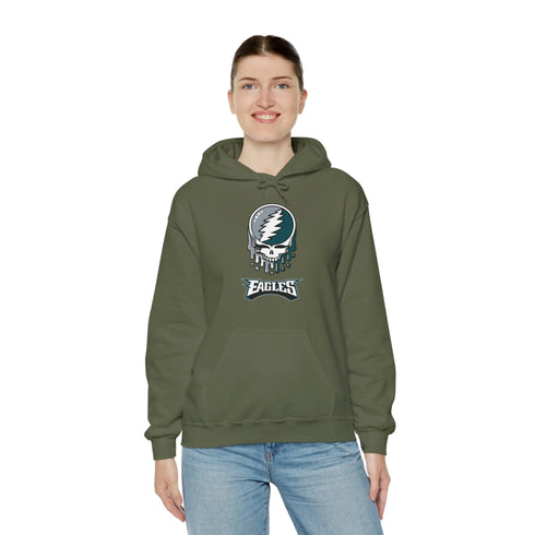 Philadelphia Eagles Grateful Dead Hoodie StealieShop