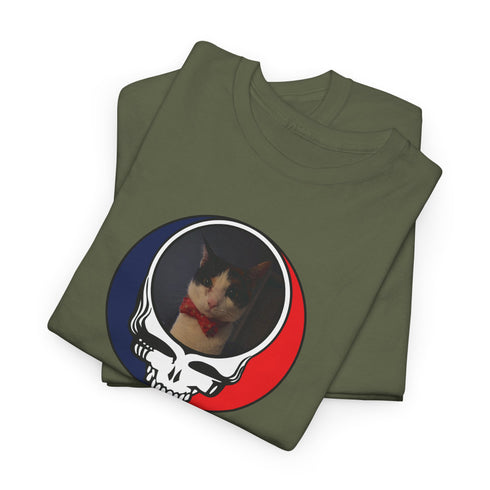 Custom Cat Stealie Unisex Grateful Dead T-Shirt (58)