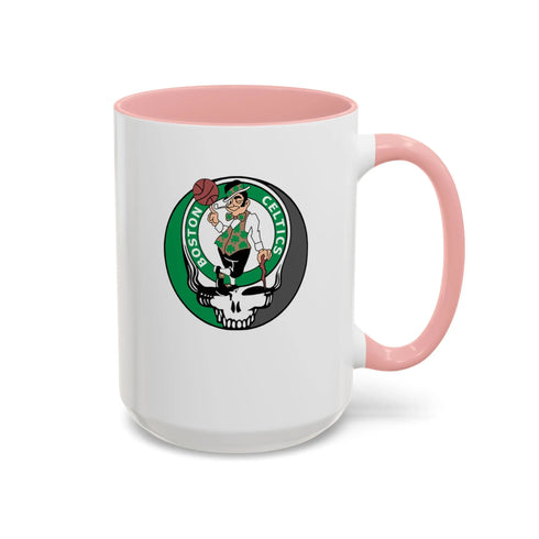 Boston Celtics Grateful Dead Stealie Coffee Mug StealieShop