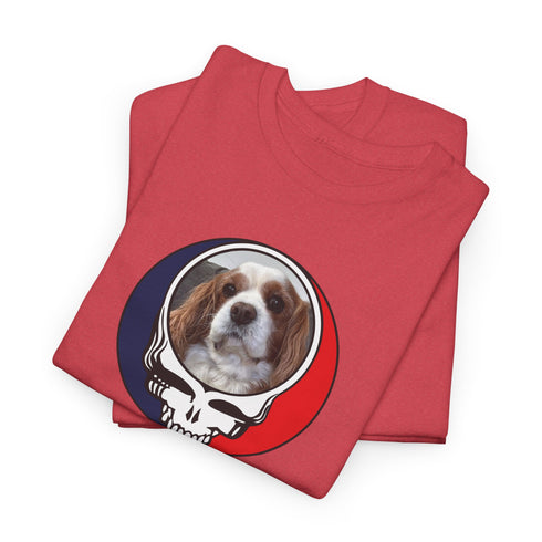 Custom Dog Stealie Unisex Grateful Dead T-Shirt (101)