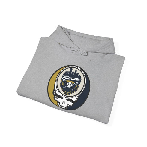 Grateful Dead - Milwaukee Brewers Grateful Dead Unisex Heavy Blend Hoodie - MLB - StealieShop