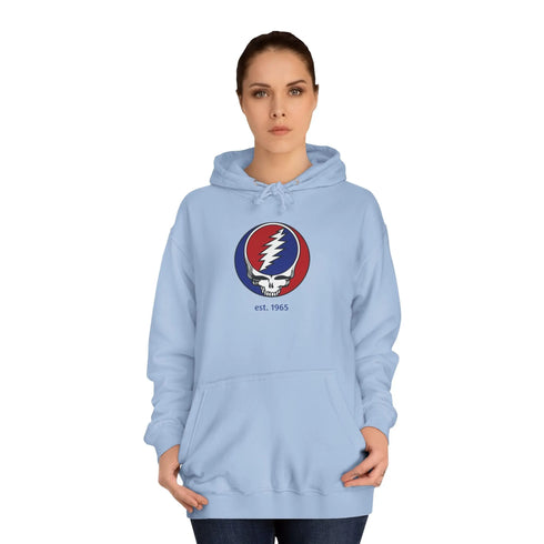 Grateful Dead - Grateful Dead Stealie - Est. 1965 Unisex College Hoodie - StealieShop