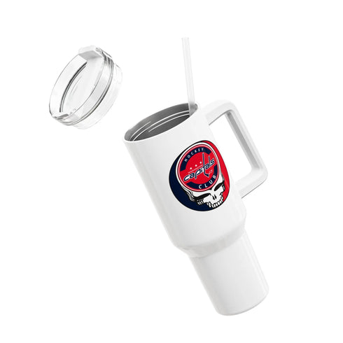 Grateful Dead - Washington Capitals Stealie "Fat Man" Tumbler, Double Insulated 40oz Travel Mug - StealieShop