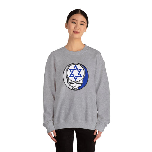 Grateful Dead - Star of David Stealie Crewneck Sweatshirt - StealieShop