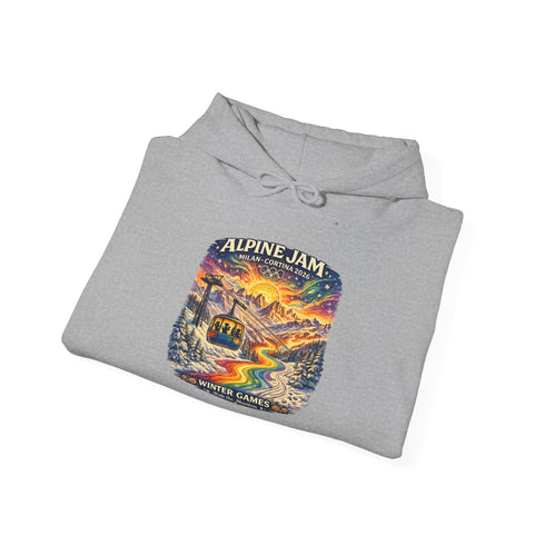 "Alpine Jam" 2026 Milan Cortina Olympics Unisex Heavy Blend Grateful Dead Hoodie