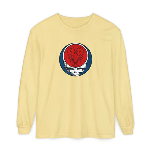 Grateful Dead - Steal Your Lobster Garment-Dyed Long Sleeve T-Shirt - StealieShop