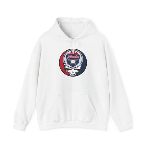 Grateful Dead - Atlanta Braves Grateful Dead Unisex Heavy Blend Hoodie - Hooded Sweatshirt - StealieShop