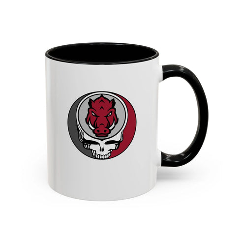 Arkansas Razorbacks Grateful Dead Coffee Mug Printify