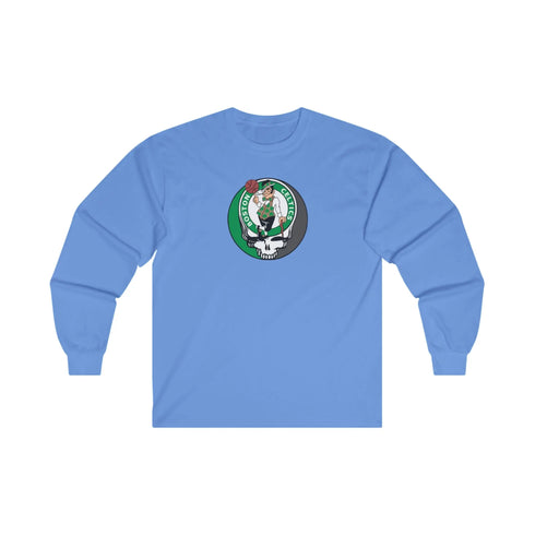 Boston Celtics Grateful Dead Long Sleeve Tee StealieShop
