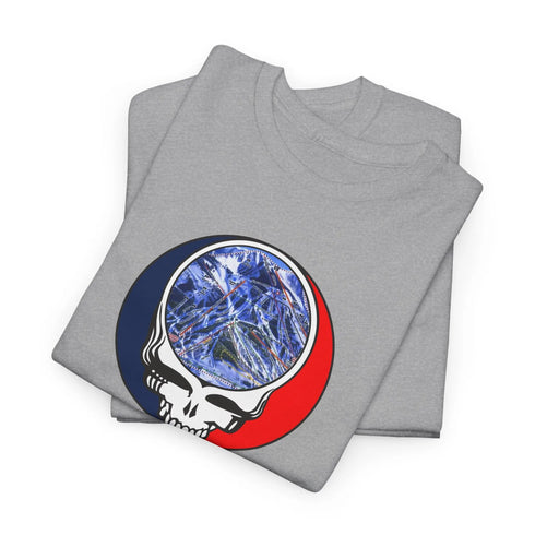 Crested Butte Trail Map Stealie Grateful Dead T-Shirt