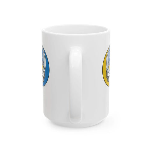 Grateful Dead - Los Angeles Chargers Stealie Ceramic Coffee Mug - NFL - StealieShop
