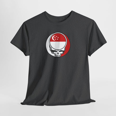Singapore Flag Stealie Unisex Grateful Dead T-Shirt