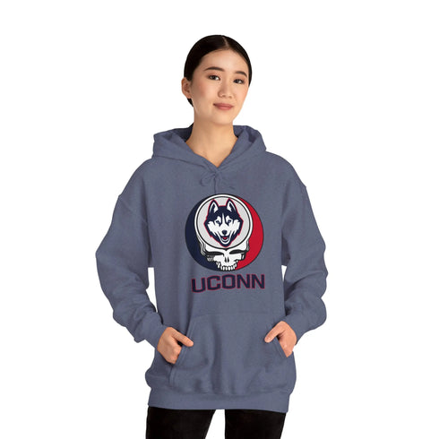 UCONN Grateful Dead Unisex Heavy Blend Hoodie StealieShop