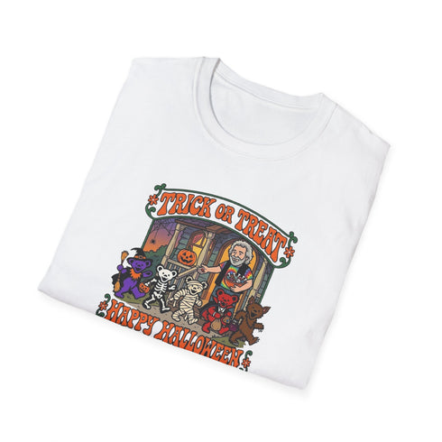 Trick-Or-Treating at Jerry's Place Halloween Stealie T-Shirt