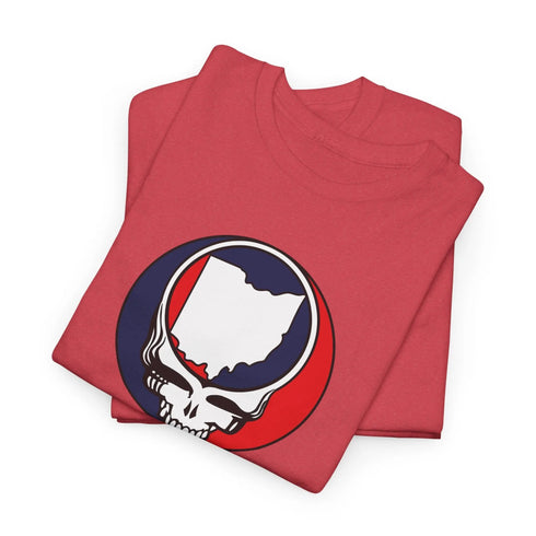 Ohio Map Stealie Grateful Dead T-Shirt