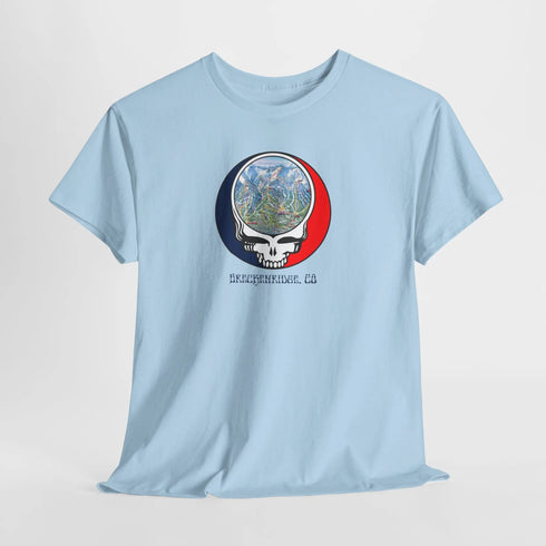 Breckenridge Trail Map Stealie Grateful Dead T-Shirt
