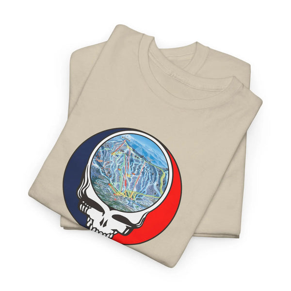 Bretton Woods Trail Map Stealie Grateful Dead T-Shirt