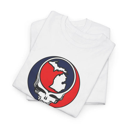 Michigan Map Stealie Grateful Dead Grateful Dead T-Shirt