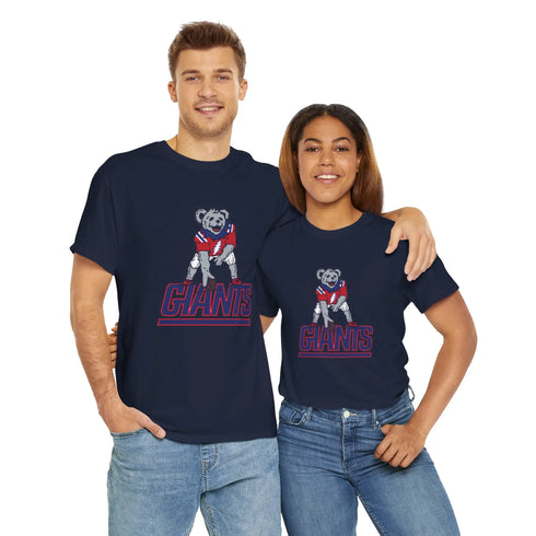 New York Giants Dancing Bear Grateful Dead T-Shirt - NFL - StealieShop