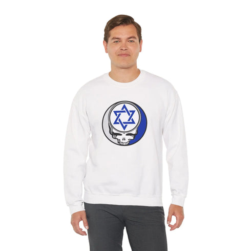 Grateful Dead - Star of David Stealie Crewneck Sweatshirt - StealieShop