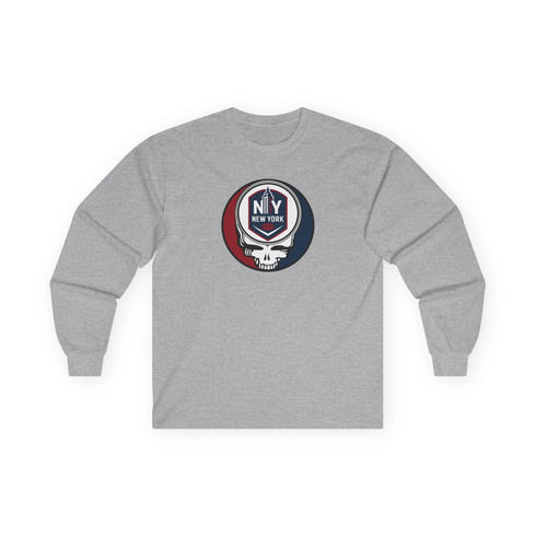 Grateful Dead - New York Giants Grateful Dead Long Sleeve Tee - NFL - StealieShop