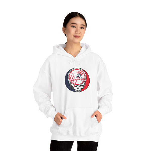 New York Yankees Logo Stealie - MLB Grateful Dead Hoodie