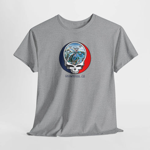 Snowmass Trail Map Stealie Grateful Dead T-Shirt