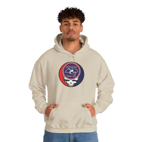 Grateful Dead - Miller Place Wrestling Stealie Grateful Dead Unisex Heavy Blend Hoodie - StealieShop