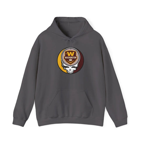 Grateful Dead - Washington Commanders Stealie Grateful Dead Hoodie Sweatshirt - NFL - StealieShop