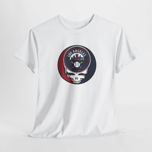Grateful Dead - Los Angeles Angels Grateful Dead Steal Your Face T-Shirt - MLB - Anaheim - StealieShop