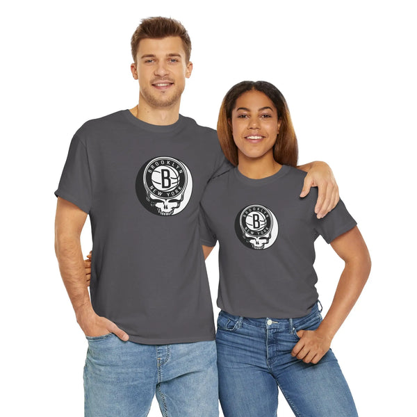 Brooklyn Nets Grateful Dead Tee - NBA - StealieShop