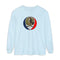 Custom Dog Stealie Garment-Dyed Long Sleeve T-Shirt (165)