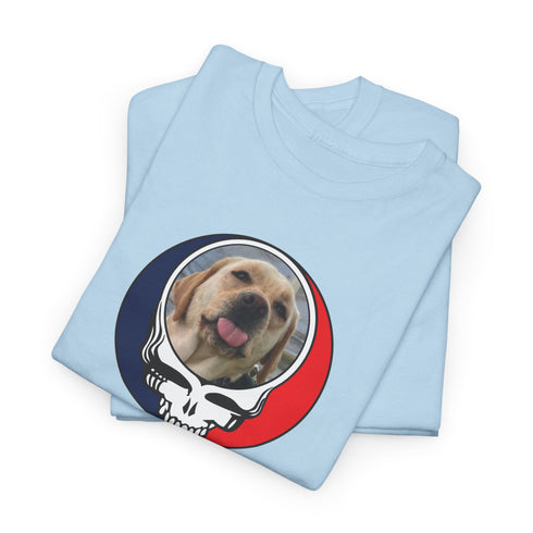 Custom Dog Stealie Unisex Grateful Dead T-Shirt (125)
