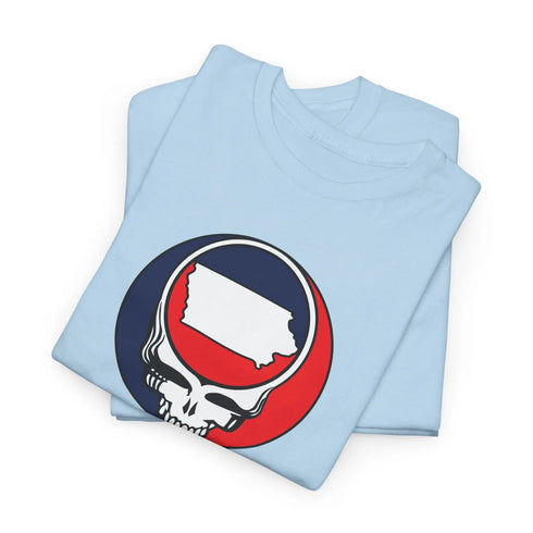 Iowa Map Stealie Grateful Dead T-Shirt