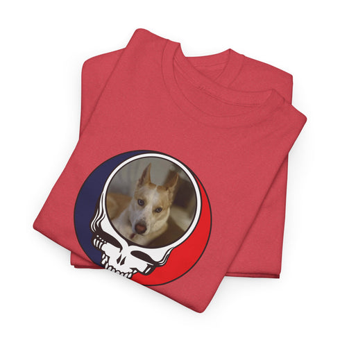 Custom Dog Stealie Unisex Grateful Dead T-Shirt (88)