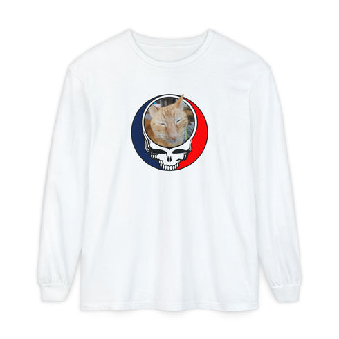 Custom Cat Garment-Dyed Long Sleeve T-Shirt (56)