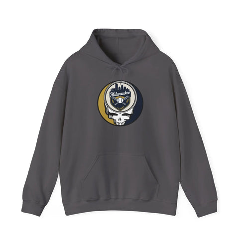 Grateful Dead - Milwaukee Brewers Grateful Dead Unisex Heavy Blend Hoodie - MLB - StealieShop
