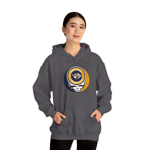 Nashville Predators Grateful Dead Unisex Heavy Blend Hoodie - StealieShop