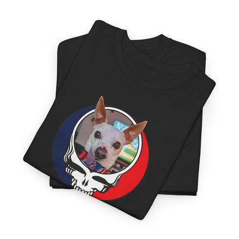 Custom Dog Stealie Unisex Grateful Dead T-Shirt (107)