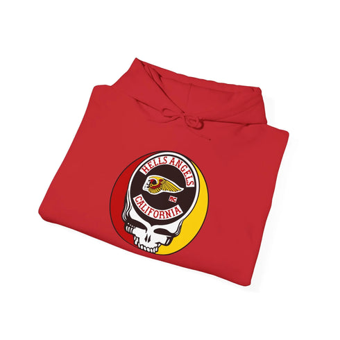 Grateful Dead - Hells Angels Stealie Unisex Heavy Blend Hoodie - StealieShop